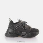 Black Buffalo Triplet Lace Sneakers Low vegan |Sneakers F06ZHH745 - Image 6