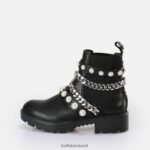 Black Buffalo Wave Pearl Chelsea Boot vegan |Boots F06ZHH618