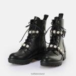Black Buffalo Wave Pearl Laceup MID Boot vegan |Boots F06ZHH484 - Image 4