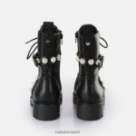 Black Buffalo Wave Pearl Laceup MID Boot vegan |Boots F06ZHH484 - Image 6