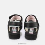 Black/Multi Buffalo Sage Track platform sandals vegan |Sandals F06ZHH741 - Image 5