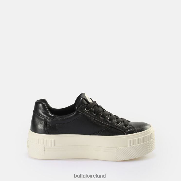 Black/Off-White Buffalo Paired Laceup LO Sneaker Low vegan |Sneakers F06ZHH377 - Image 5