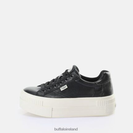 Black/Off-White Buffalo Paired Laceup LO Sneaker Low vegan |Sneakers F06ZHH377