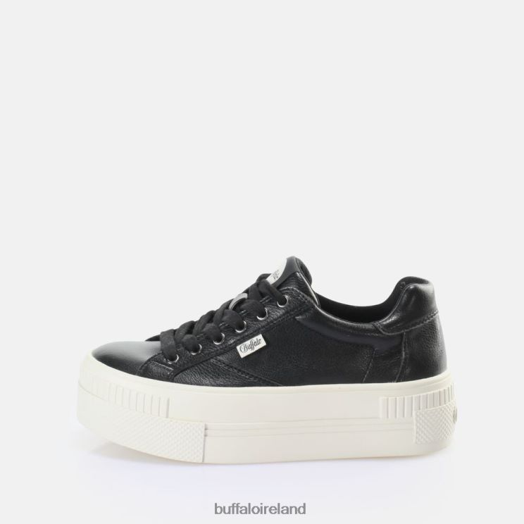 black_off_white_buffalo_paired_laceup_lo_sneaker_low_vegan_sneakers_f06zhh377.jpg Black/Off-White Buffalo Paired Laceup LO Sneaker Low vegan |Sneakers F06ZHH377 - Image 1