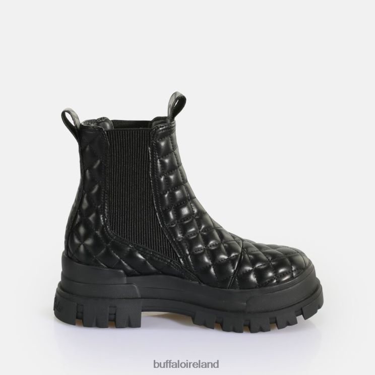 Black Pad Buffalo Aspha Chelsea Mid ankle boot vegan |Boots F06ZHH536 - Image 5