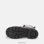 Black/Rainbow Buffalo Aspha RLD Ankle-Boot vegan |Boots F06ZHH866 - Image 6