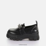 Black/Silver Buffalo Aspha Loafer TC loafer vegan |Loafers F06ZHH427 - Image 2