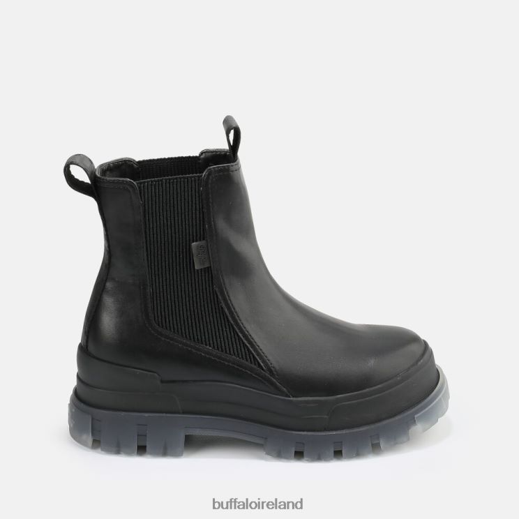 black_transparent_buffalo_aspha_chelsea_vegan_mid_ankle_boots_boots_f06zhh896.jpg Black/Transparent Buffalo Aspha Chelsea vegan mid ankle boots |Boots F06ZHH896 - Image 1