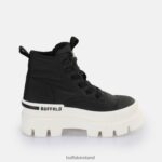 Black/White Buffalo Raven HI Sneaker High vegan |Sneakers F06ZHH893 - Image 6