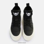 Black/White Buffalo Raven HI Sneaker High vegan |Sneakers F06ZHH893 - Image 7