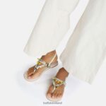 Blue/Turquoise Buffalo Capri Vacay sandal vegan |Sandals F06ZHH177 - Image 2