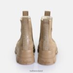 Brown Buffalo Aspha Chelsea Mid vegan nubuck fur |Boots F06ZHH580 - Image 3
