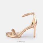 Copper Buffalo Monroe 2 heeled sandal vegan |Sandals F06ZHH227