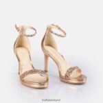 Copper Buffalo Monroe 2 heeled sandal vegan |Sandals F06ZHH227 - Image 4
