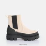 Cream/Black Buffalo Raven Chelsea Ankle-Boot vegan |Boots F06ZHH486 - Image 5