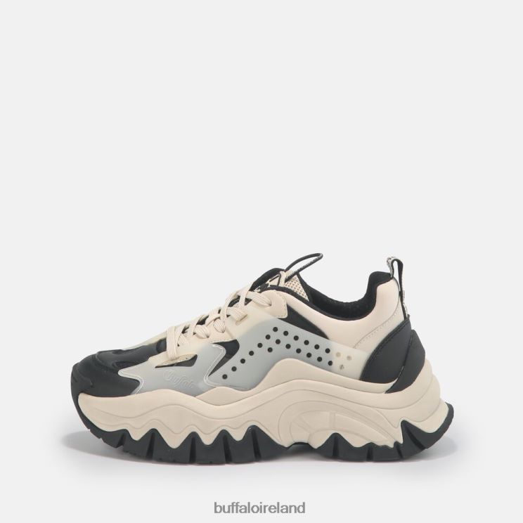 cream_black_buffalo_trail_one_sneaker_low_vegan_sneakers_f06zhh549.jpg Cream/Black Buffalo Trail One Sneaker Low vegan |Sneakers F06ZHH549 - Image 1