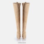 Cream Buffalo Amy overknee boot vegan |Boots F06ZHH760 - Image 3
