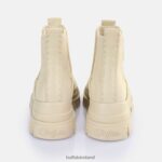 Cream Buffalo Aspha Chelsea Ankle Boot vegan |Boots F06ZHH363 - Image 3