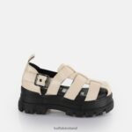 Cream Buffalo Aspha FSH Platform Sandals vegan |Sandals F06ZHH546