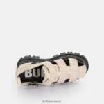 Cream Buffalo Aspha FSH Platform Sandals vegan |Sandals F06ZHH546 - Image 3