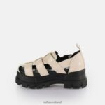Cream Buffalo Aspha FSH Platform Sandals vegan |Sandals F06ZHH546 - Image 5