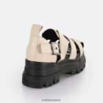 Cream Buffalo Aspha FSH Platform Sandals vegan |Sandals F06ZHH546 - Image 7