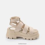 Cream Buffalo Aspha GLD Platform Sandal vegan |Sandals F06ZHH561 - Image 7