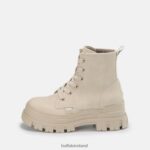 Cream Buffalo Aspha RLD Ankle Boot vegan |Boots F06ZHH358