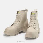 Cream Buffalo Aspha RLD Ankle Boot vegan |Boots F06ZHH358 - Image 4