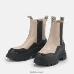 Cream Buffalo Aspha Wave Ankle-Boot vegan |Boots F06ZHH812 - Image 4
