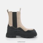 Cream Buffalo Aspha Wave Ankle-Boot vegan |Boots F06ZHH812 - Image 7