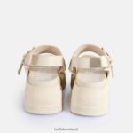 Cream Buffalo Ava Platform Sandals vegan |Sandals F06ZHH519 - Image 5