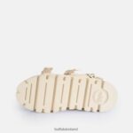 Cream Buffalo Ava Platform Sandals vegan |Sandals F06ZHH519 - Image 7