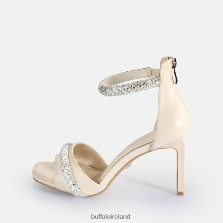 cream_buffalo_blair_spark_heeled_sandals_vegan_sandals_f06zhh697.jpg Cream Buffalo Blair Spark Heeled Sandals vegan |Sandals F06ZHH697 - Image 1