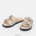Cream Buffalo Blake Belle vegan sandal |Sandals F06ZHH659 - Image 4