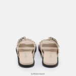 Cream Buffalo Blake Belle vegan sandal |Sandals F06ZHH659 - Image 5
