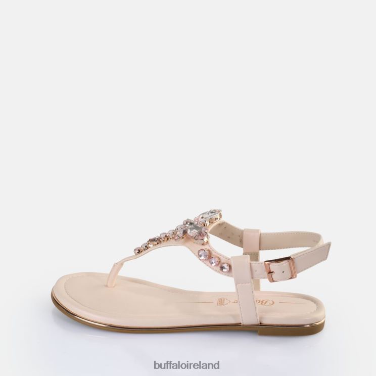 cream_buffalo_capri_dragonfly_sandals_vegan_sandals_f06zhh194.jpg Cream Buffalo Capri Dragonfly Sandals vegan |Sandals F06ZHH194 - Image 1