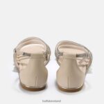 Cream Buffalo Capri Glam sandal vegan |Sandals F06ZHH89 - Image 5
