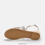 Cream Buffalo Capri Glam sandal vegan |Sandals F06ZHH89 - Image 6