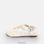 Cream Buffalo Capri Pearl Sandals vegan |Sandals F06ZHH407