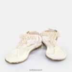 Cream Buffalo Capri Pearl Sandals vegan |Sandals F06ZHH407 - Image 3