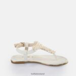 Cream Buffalo Capri Pearl Sandals vegan |Sandals F06ZHH407 - Image 5