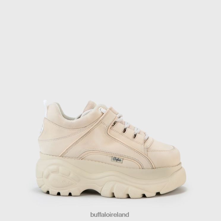 cream_buffalo_classic_sneaker_low_nubuck_leather_sneakers_f06zhh675.jpg Cream Buffalo Classic Sneaker Low nubuck leather |Sneakers F06ZHH675 - Image 1