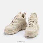 Cream Buffalo Cld Grid vegan sneakers |Sneakers F06ZHH681 - Image 4