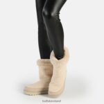 Cream Buffalo Eve Pull-On Boot vegan |Boots F06ZHH622 - Image 2