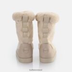 Cream Buffalo Eve Pull-On Boot vegan |Boots F06ZHH622 - Image 3