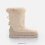 Cream Buffalo Eve Pull-On Boot vegan |Boots F06ZHH622 - Image 5