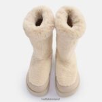 Cream Buffalo Eve Pull-On Boot vegan |Boots F06ZHH622 - Image 7