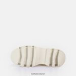 Cream Buffalo Flora Laceup LO loafer vegan |Loafers F06ZHH811 - Image 6