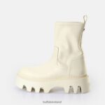 Cream Buffalo Flora Sock Boot vegan |Boots F06ZHH761